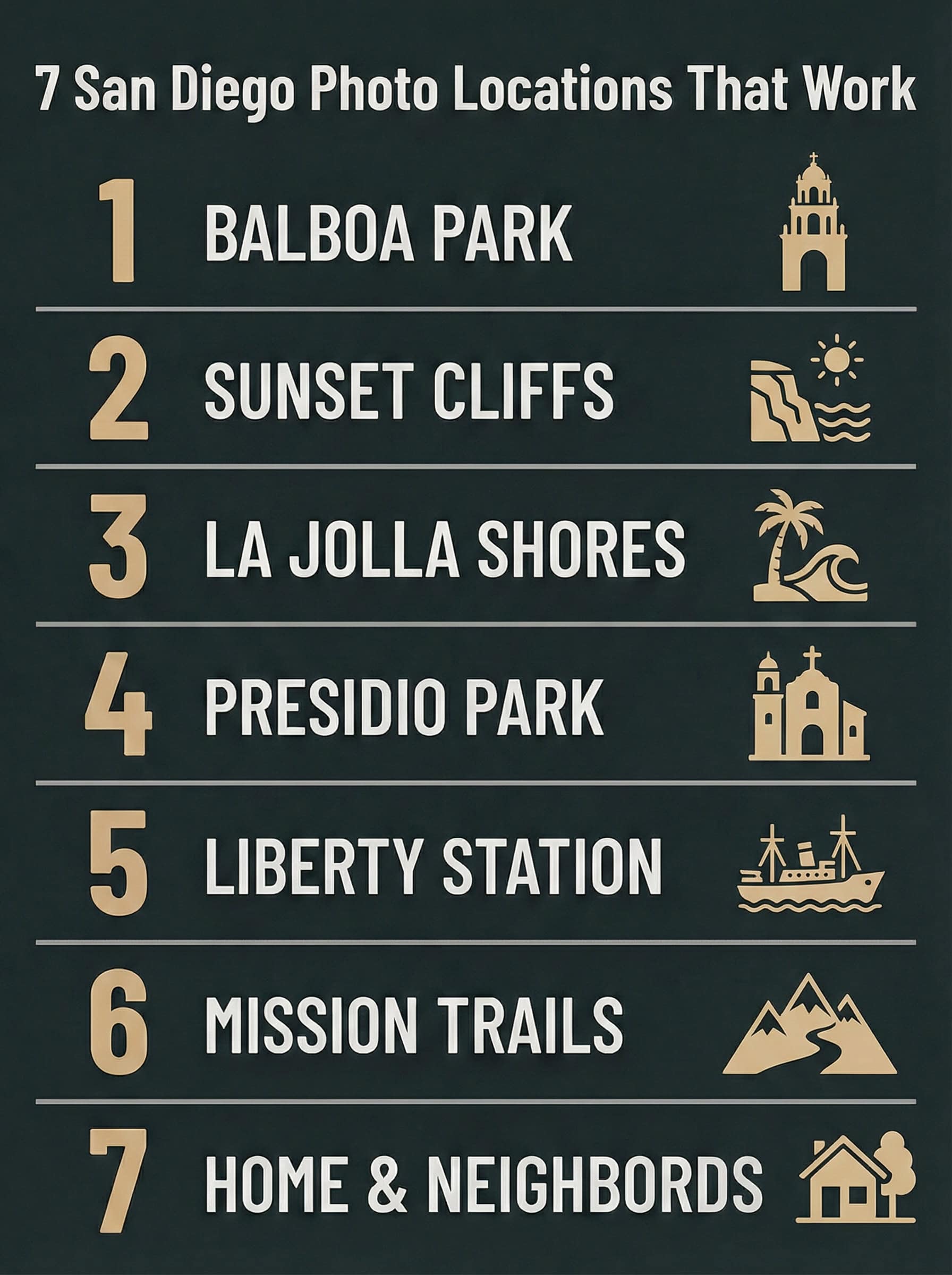 7 San Diego Photo Locations That Work