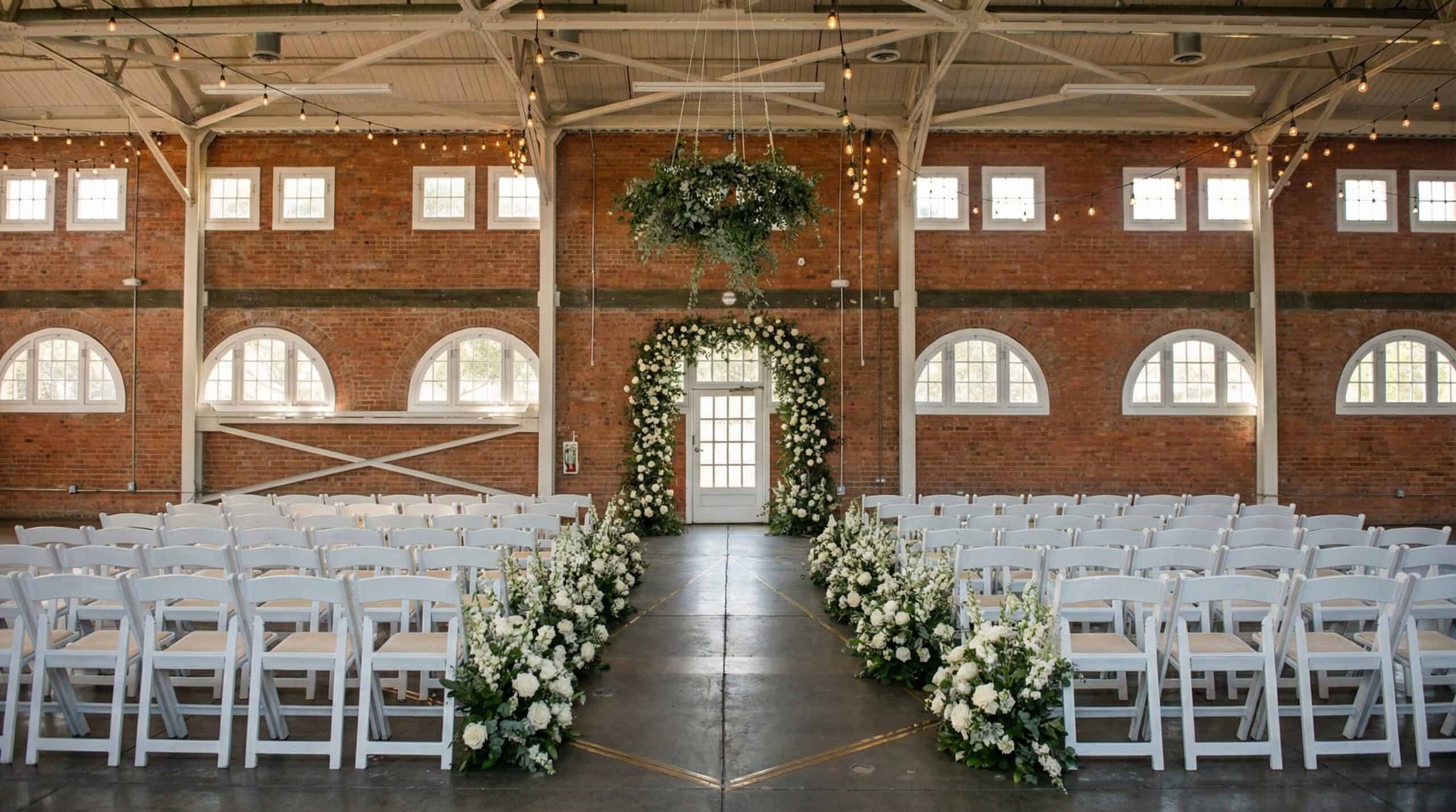 Wedding reception at BRICK in Liberty Station, San Diego