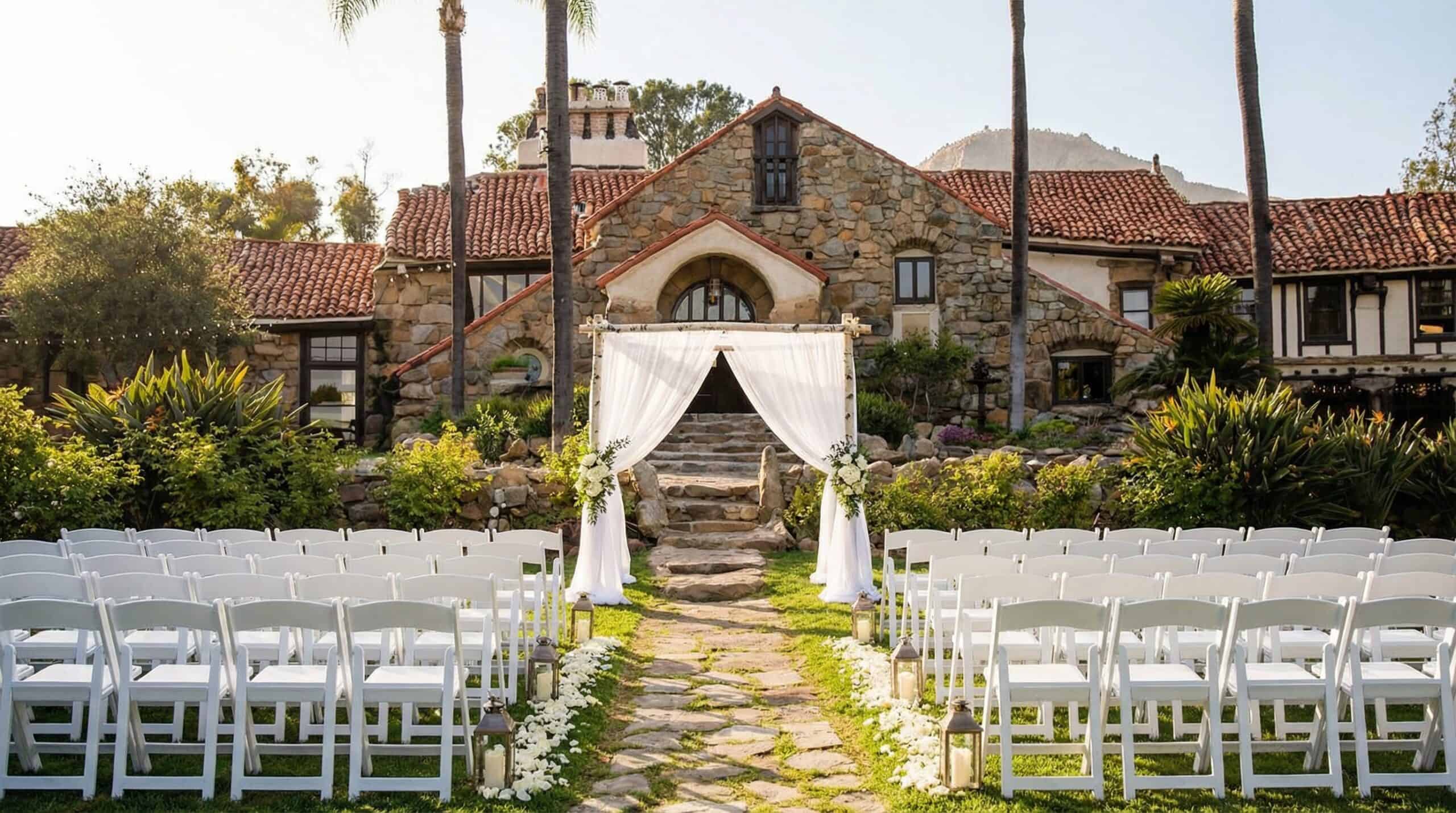Castle wedding at Mt Woodson in Ramona, San Diego County