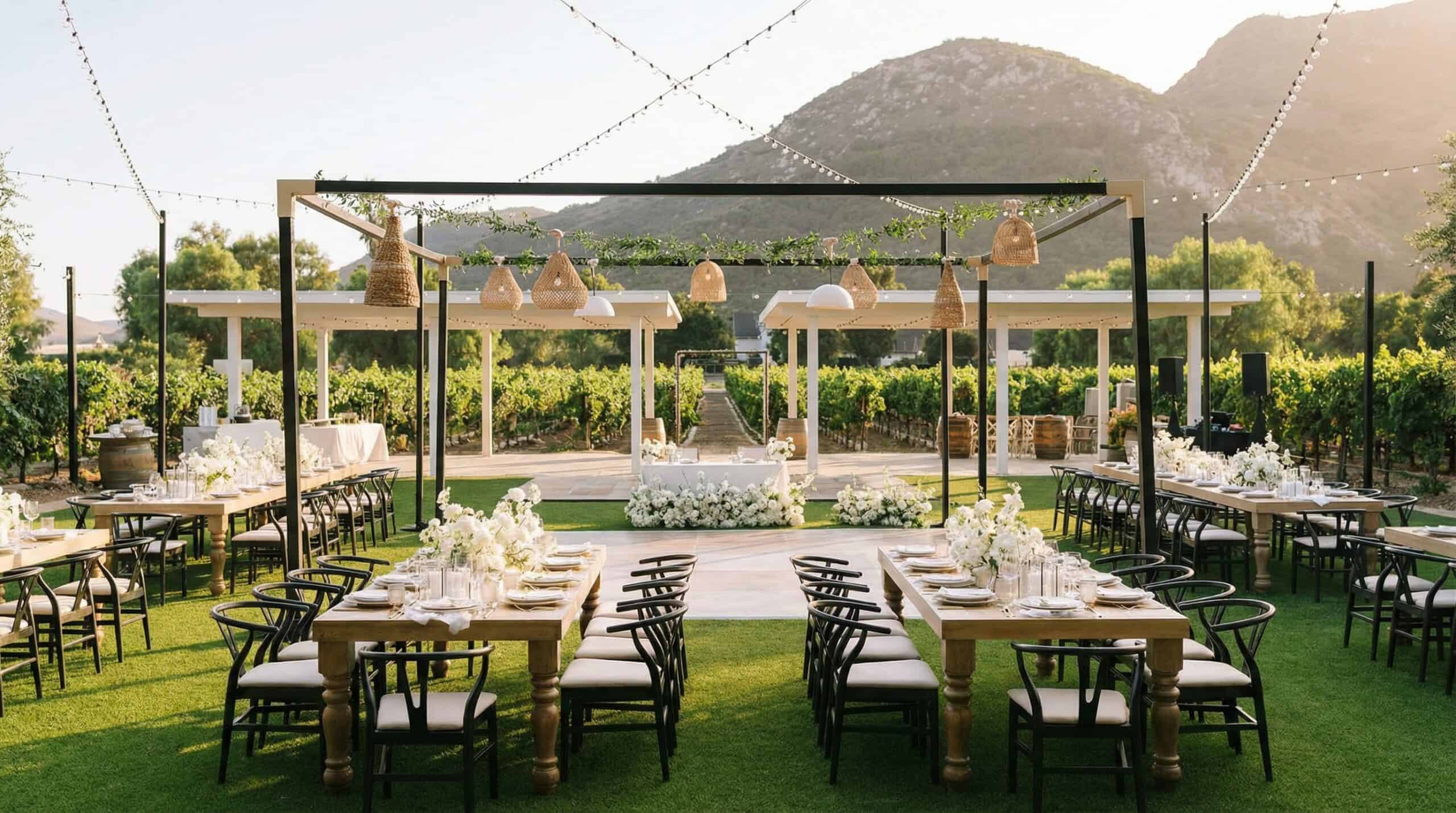 Vineyard wedding at Rancho Guejito in Escondido, San Diego County