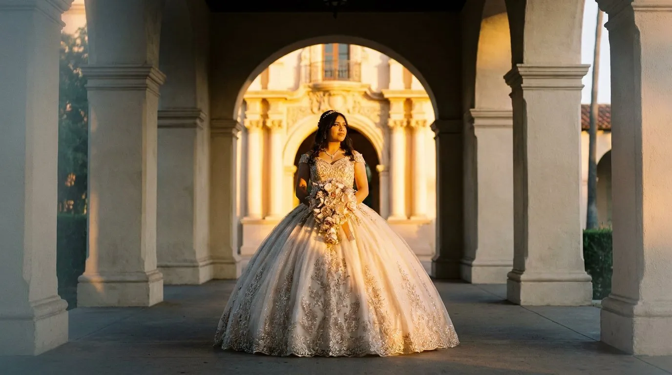 Quinceanera photography at Balboa Park in San Diego